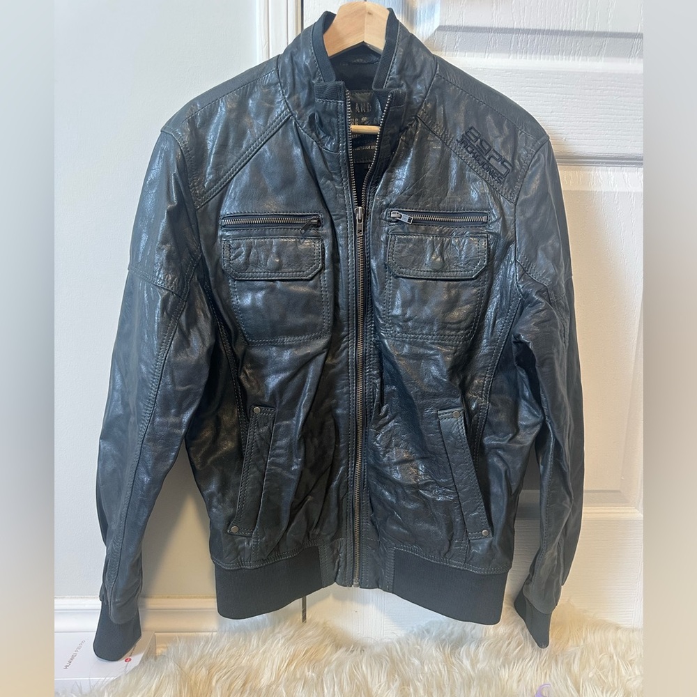 Jack & Jones Black Bomber Jacket